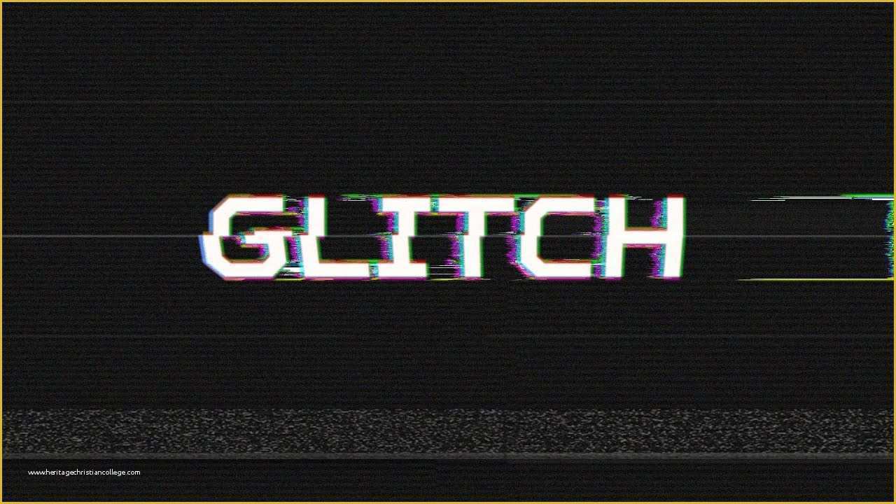 Free after Effects Template Glitch Intro Of Free Glitch Intro Template │ Quick Glitches Intro 100