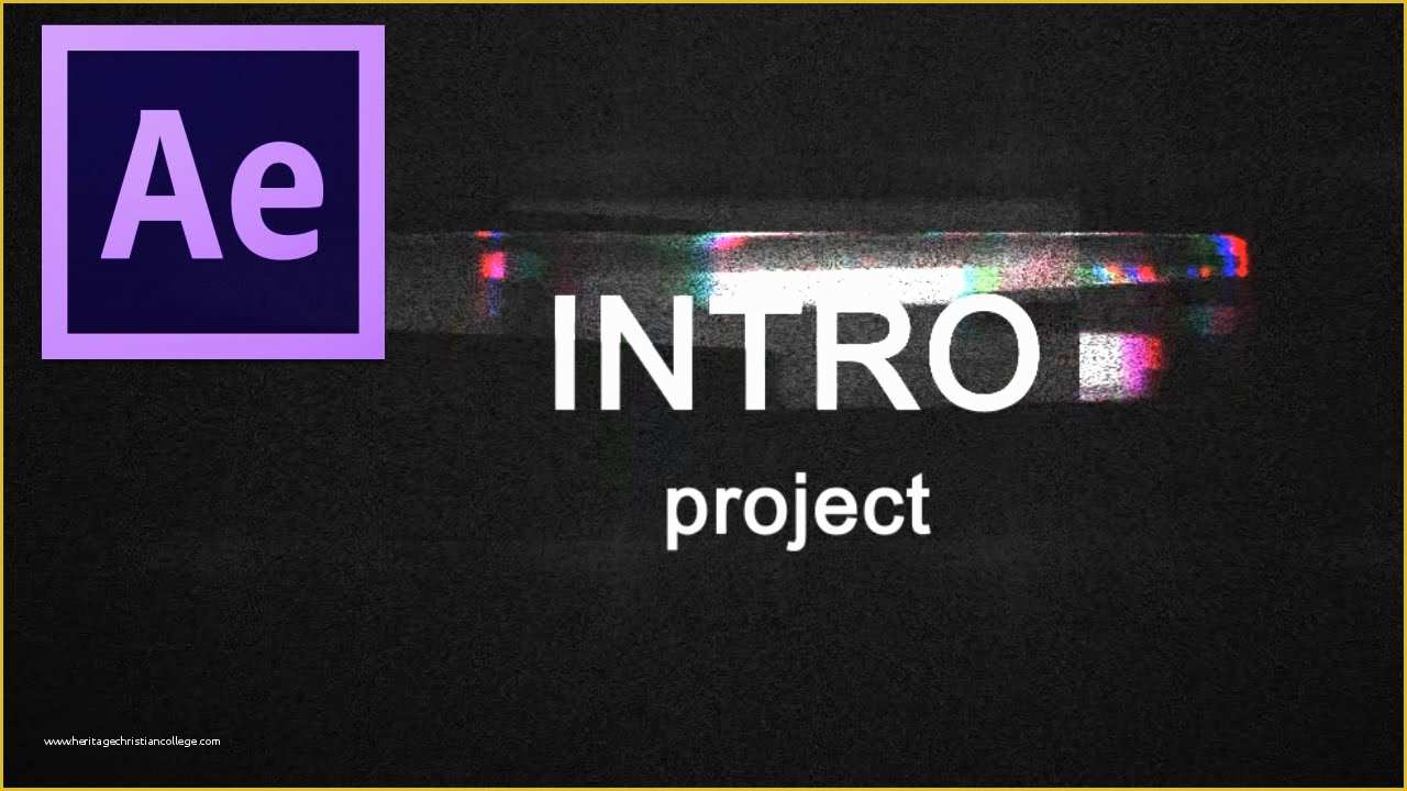 Free after Effects Template Glitch Intro Of Glitch Intro [free after Effects Intro Template]