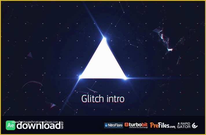Free after Effects Template Glitch Intro Of Glitch Intro Videohive Project Free Download
