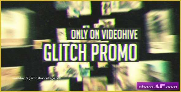 Free after Effects Template Glitch Intro Of Glitch Promo Videohive Free after Effects Templates