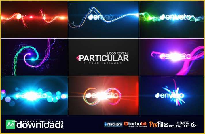 Free after Effects Templates Logo Reveal Of Particular Logo Reveal Pack Videohive Template Free