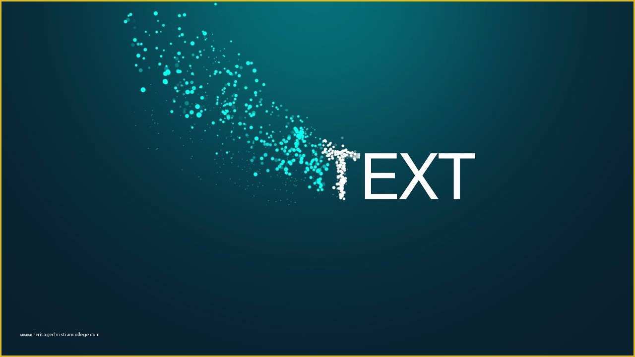 Free after Effects Text Templates Of Free Particles Motion Template after Effects
