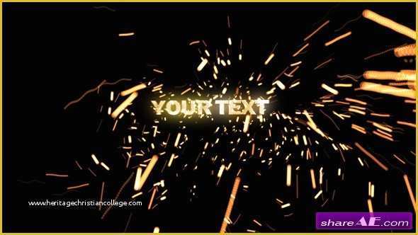 Free after Effects Text Templates Of Text Sparks after Effects Project Revostock Free