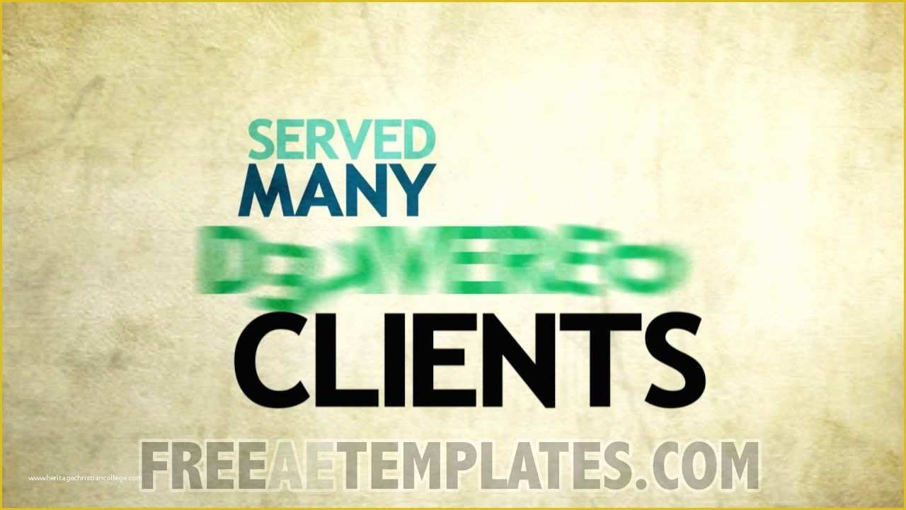 Free after Effects Typography Templates Of &quot;creative Services&quot; Free after Effects Kinetic Typography