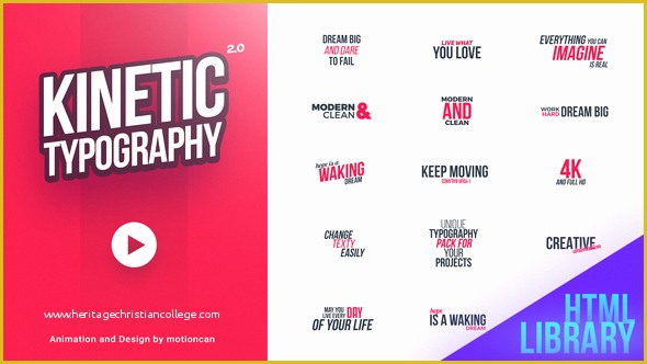 Free after Effects Typography Templates Of Videohive Kinetic Typography