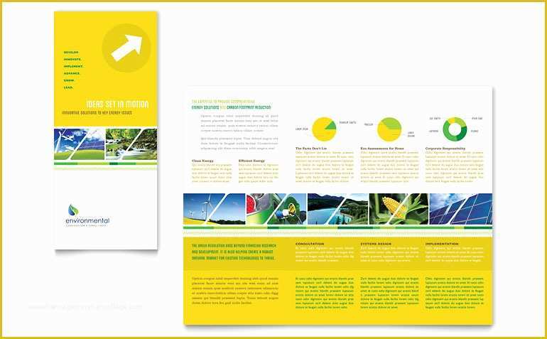 Free Agriculture Flyer Templates Of Environmental Conservation Tri Fold Brochure Template