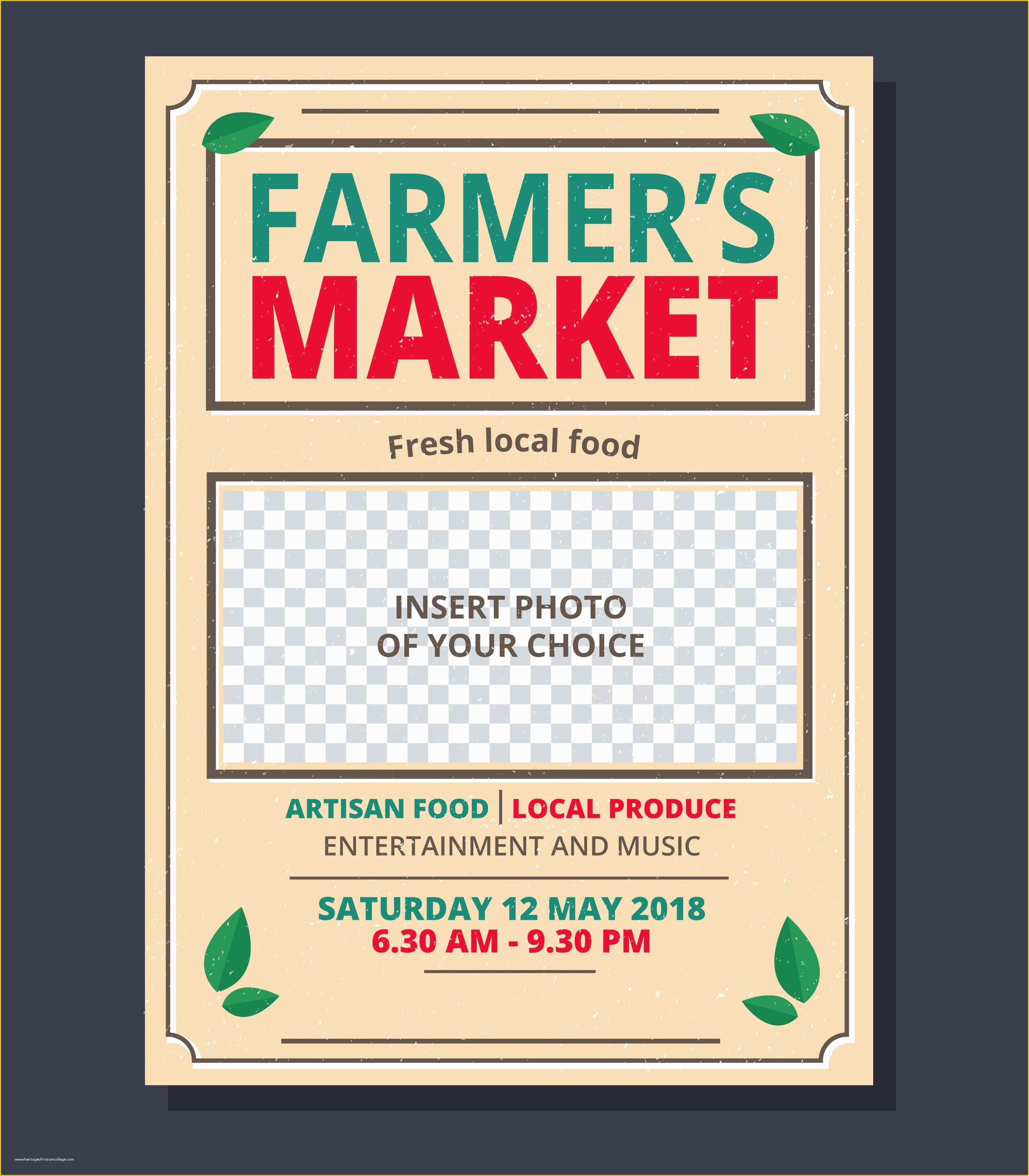 Free Agriculture Flyer Templates Of Farmer S Market Flyer Template Download Free Vector Art