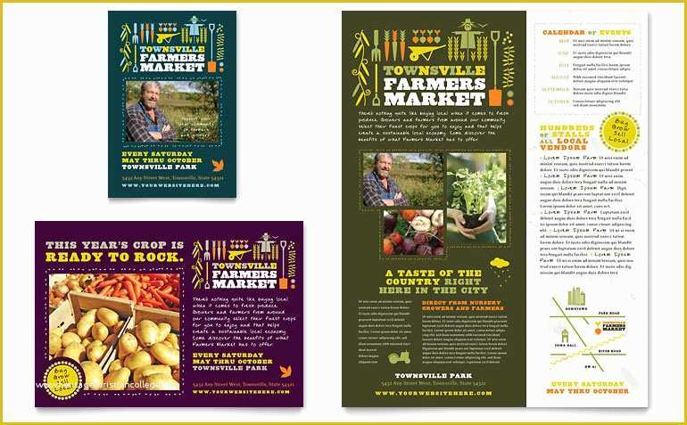 Free Agriculture Flyer Templates Of Farmers Market Flyer & Ad Template Word & Publisher