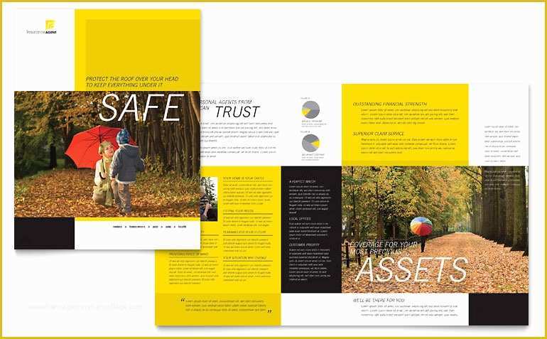 Free Agriculture Flyer Templates Of Insurance Agent Brochure Template Word & Publisher