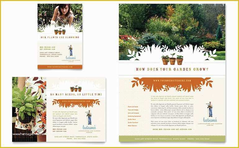Free Agriculture Flyer Templates Of Landscape &amp; Garden Store Flyer &amp; Ad Template Word