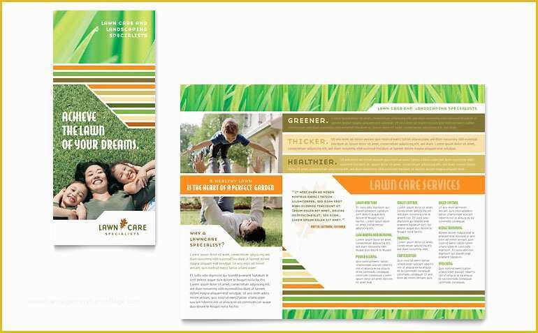 Free Agriculture Flyer Templates Of Lawn Care &amp; Mowing Brochure Template Word &amp; Publisher