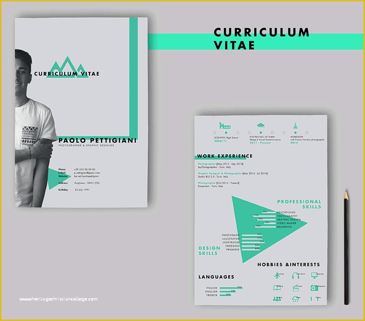 Free Ai Resume Templates Of 20 Beautiful & Free Resume Templates for Designers