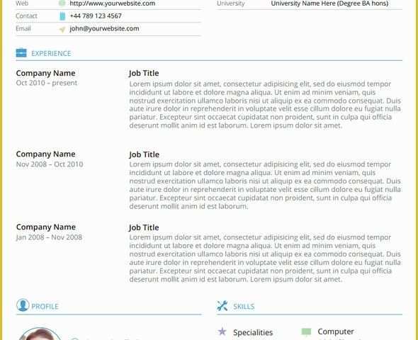 Free Ai Resume Templates Of 30 Best Free Resume Templates In Psd Ai Word Docx