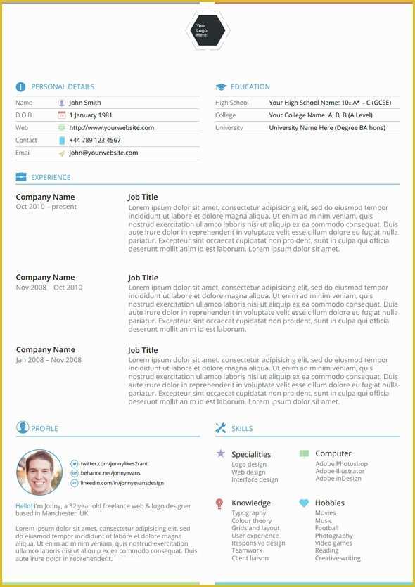 Free Ai Resume Templates Of 30 Best Free Resume Templates In Psd Ai Word Docx