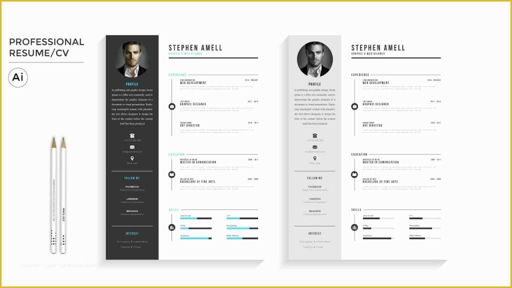 Free Ai Resume Templates Of Adobe Illustrator Cs6 Free Download Windows 7 Tag 42