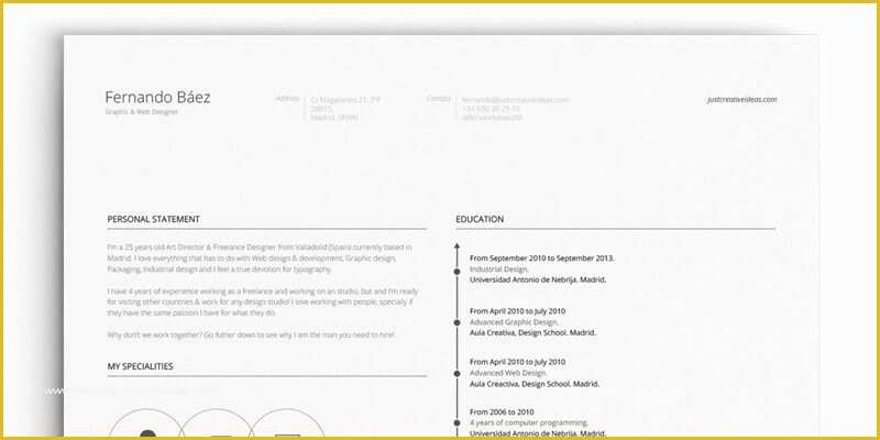 Free Ai Resume Templates Of Cv Templates bypeople 36 Submissions