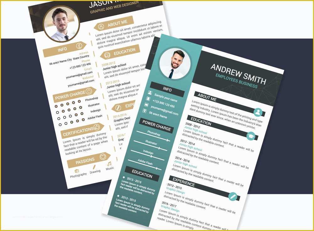 Free Ai Resume Templates Of Freebie 10 Resume Cv Templates Ai Eps