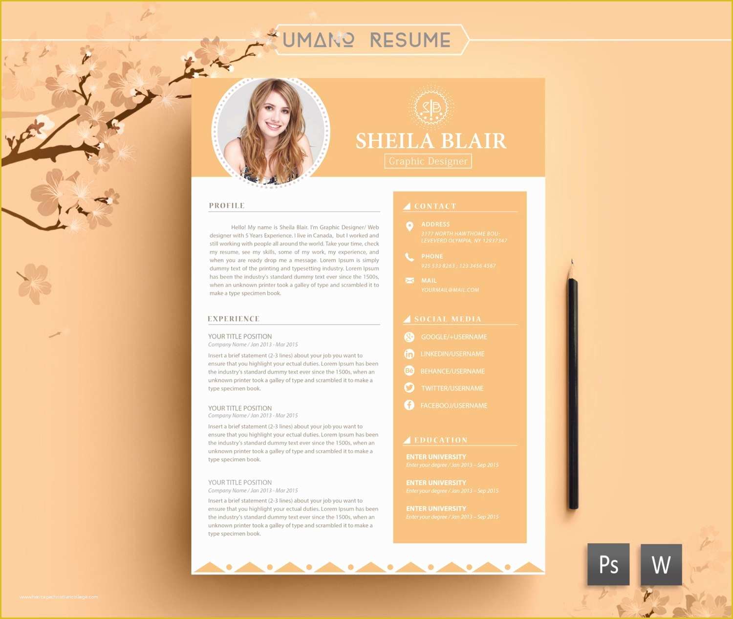Free Ai Resume Templates Of Resume Template Free Cover Letter for Word Ai Psd Diy