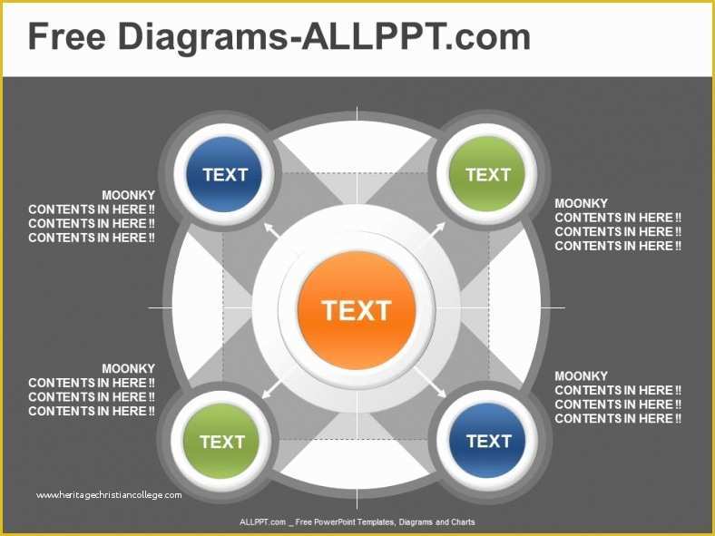 Free Alzheimer Powerpoint Template Of 5 Relationship Powerpoint Diagram Template Free