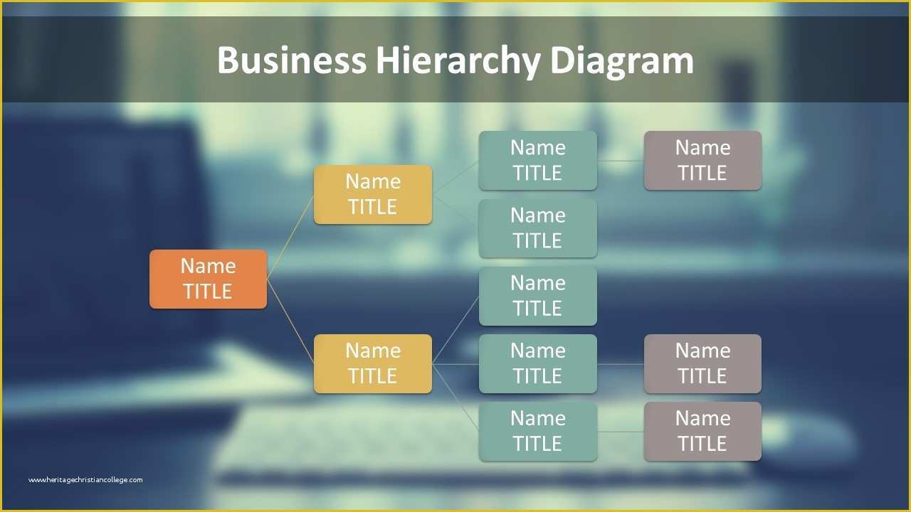 Free Alzheimer Powerpoint Template Of Business Hierarchy Powerpoint Template