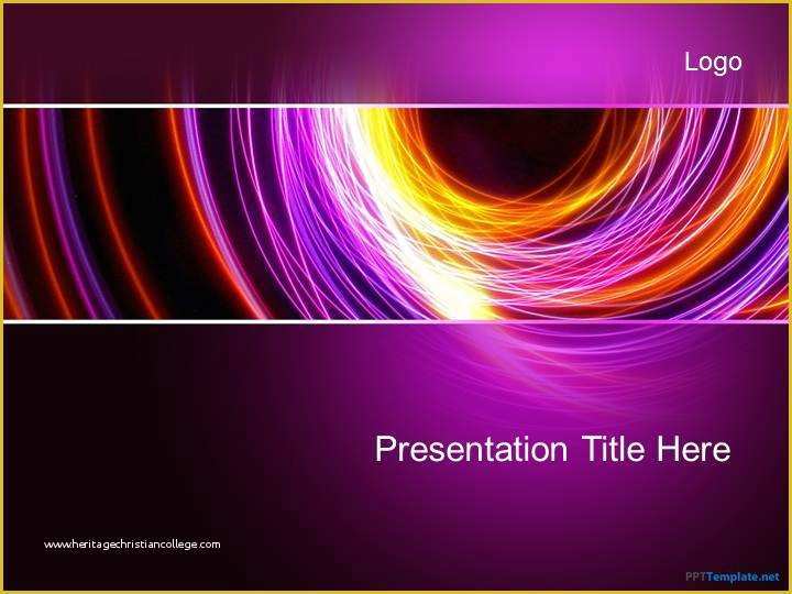 Free Alzheimer Powerpoint Template Of Free Abstract Purple Ppt Template