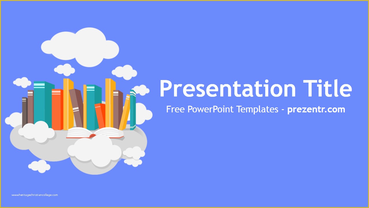 Free Alzheimer Powerpoint Template Of Free Book Powerpoint Template Prezentr Powerpoint Templates