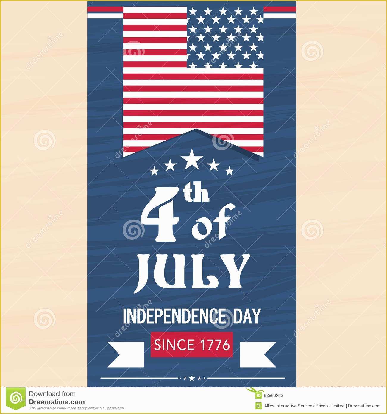 Free American Flag Flyer Template Of American Independence Day Flyer Template Stock