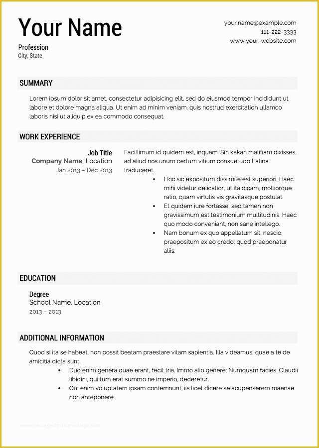 Free and Printable Resume Templates Of Resume Builder Template Beepmunk
