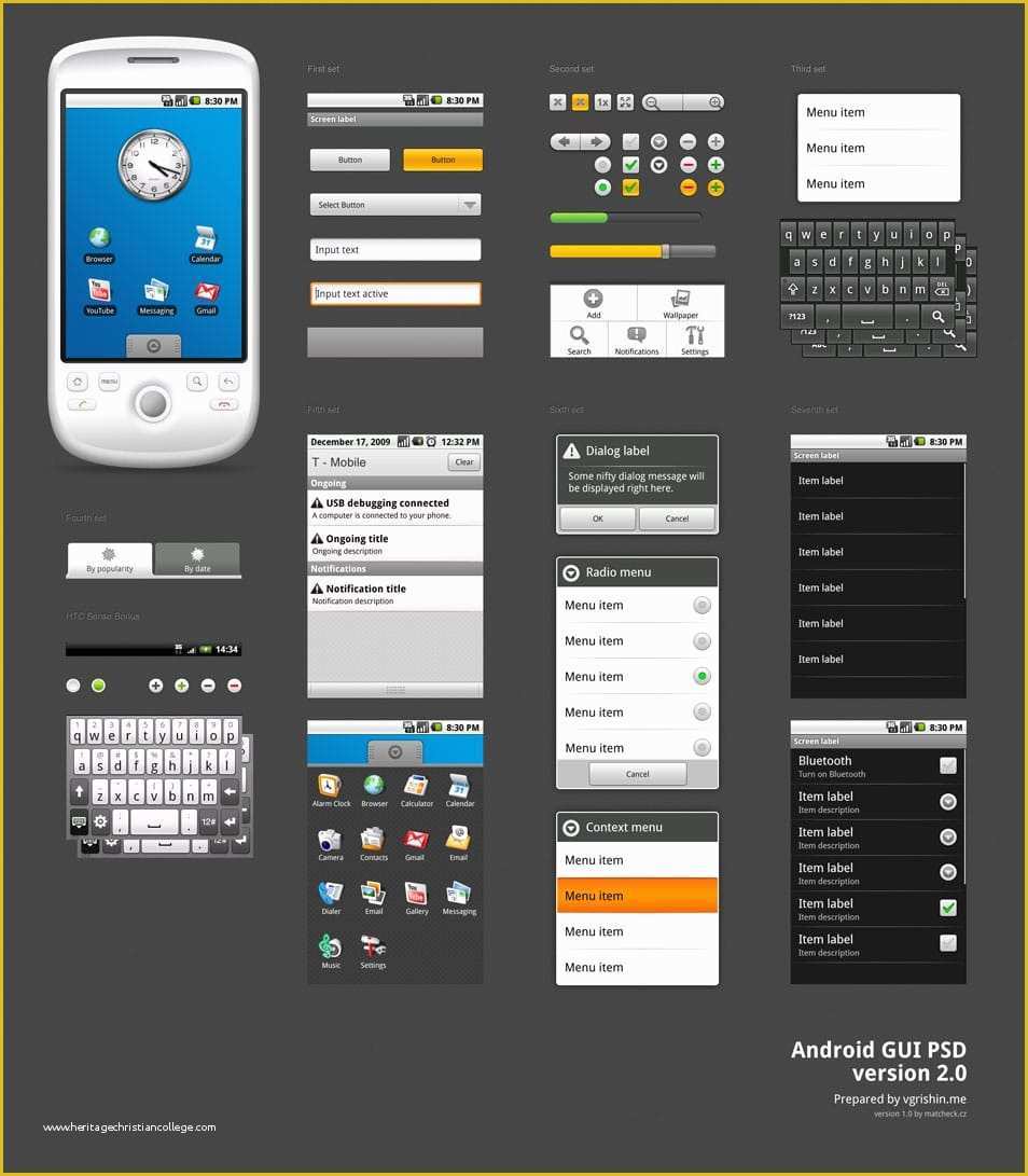 Free Android Ui Templates Of 75 Gui Templates For Android And Ios Css 