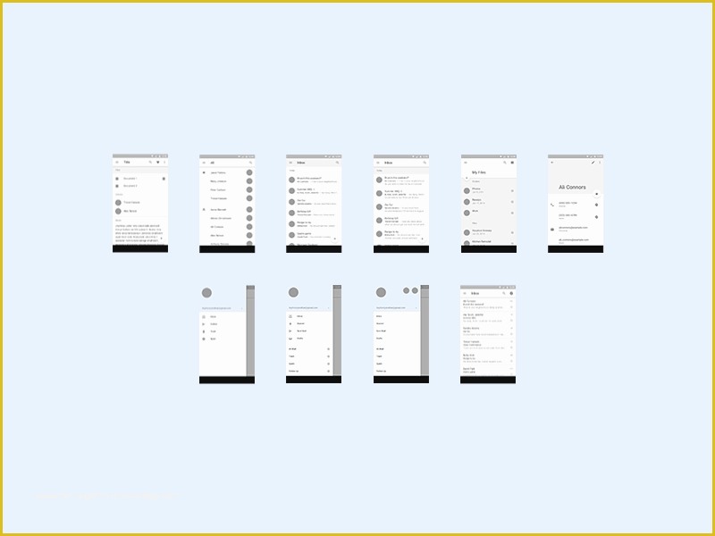 Free android Ui Templates Of android L Mobile Ui Template Sketch Freebie Download