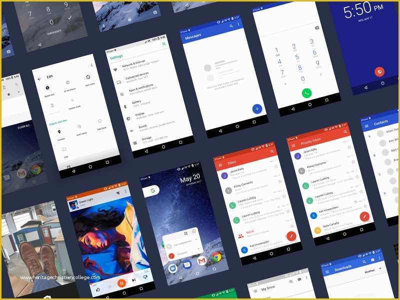 Free android Ui Templates Of android Material Design App Templates Free Resources for