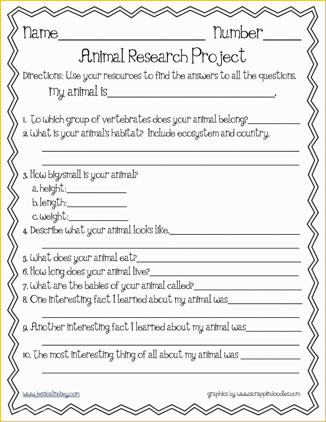 Free Animal Report Template Of Animal Research Template …