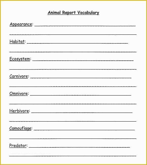Free Animal Report Template Of Sample Animal Report Template 7 Documents In Pdf