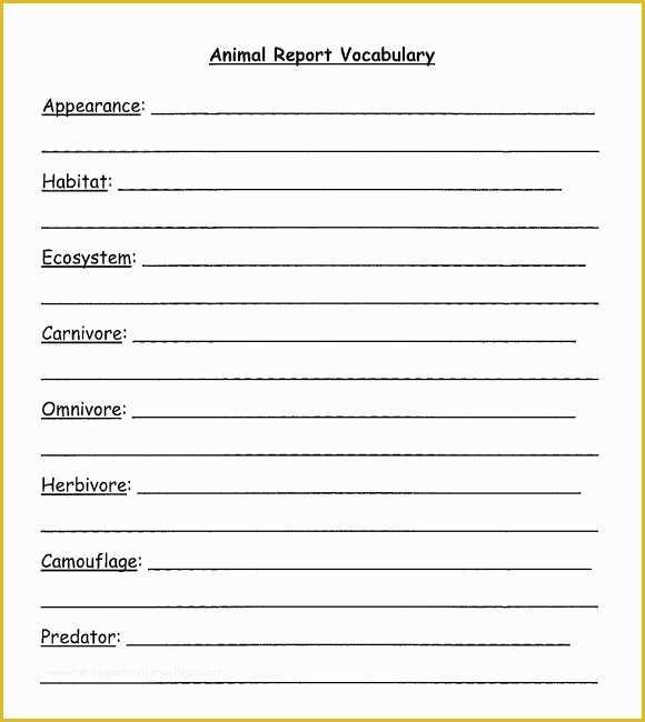 Free Animal Report Template Of Sample Animal Report Template 7 Documents In Pdf