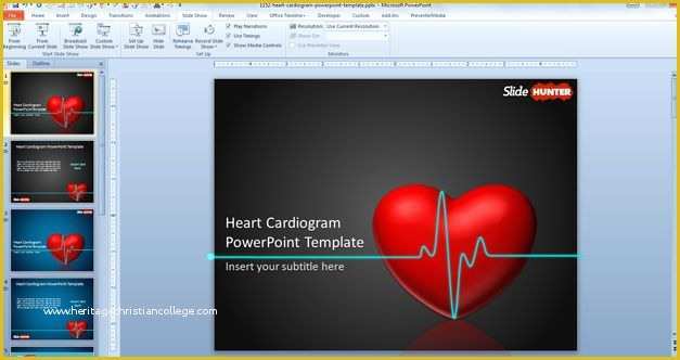 Free Animated Dental Powerpoint Templates Of Cardiovascular Powerpoint Template Free Yasncfo