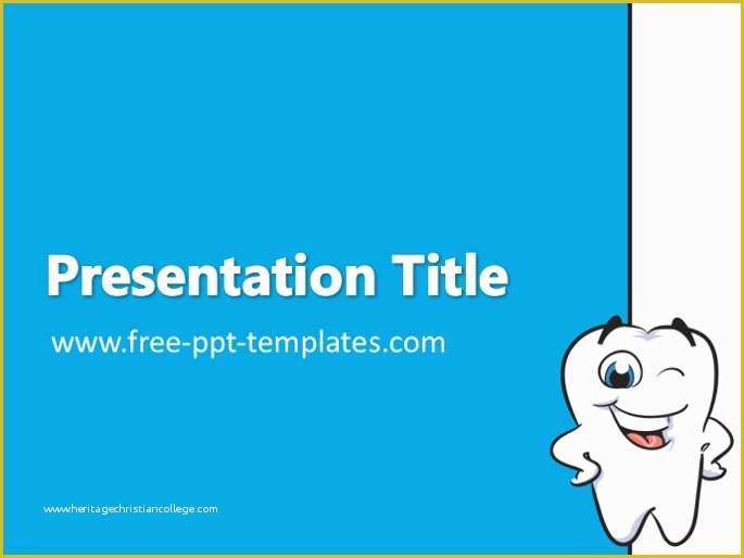 Free Animated Dental Powerpoint Templates Of Dentist Ppt Template