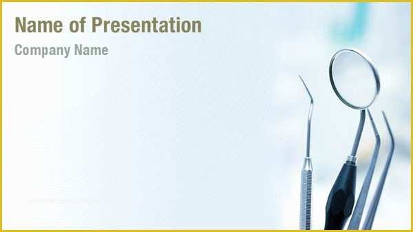 Free Animated Dental Powerpoint Templates Of Dentist tools Powerpoint Templates Dentist tools