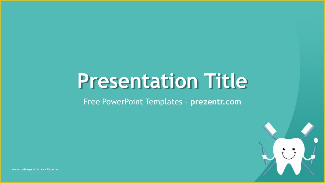 Free Animated Dental Powerpoint Templates Of Free Dental Care Powerpoint Template for Download Prezentr