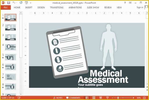 Free Animated Medical Ppt Templates Of Animated Medicine and Health Powerpoint Templates