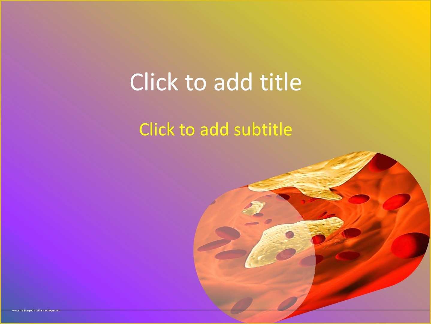 Free Animated Medical Ppt Templates Of atherosclerosis Animated Medical Powerpoint Template