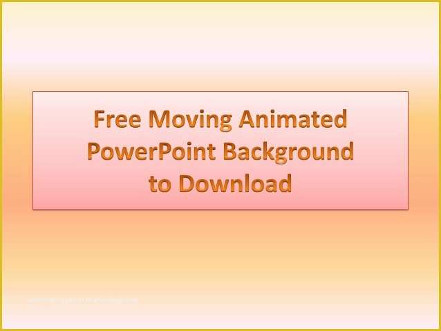 Free Animated Presentation Templates Of Free Powerpoint Templates and Animated Background to Download