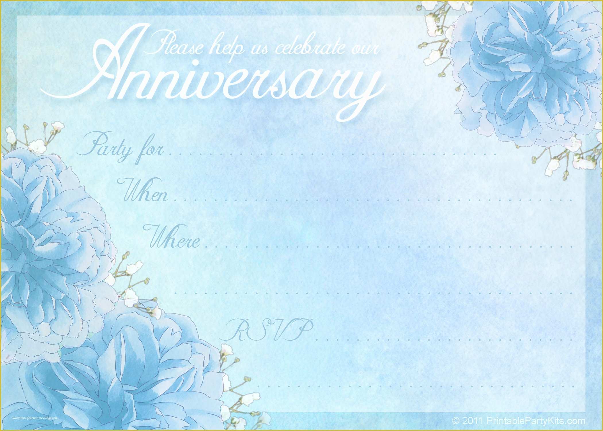 Free Anniversary Invitation Templates Of 16 Wedding Anniversary Templates Free Anniversary