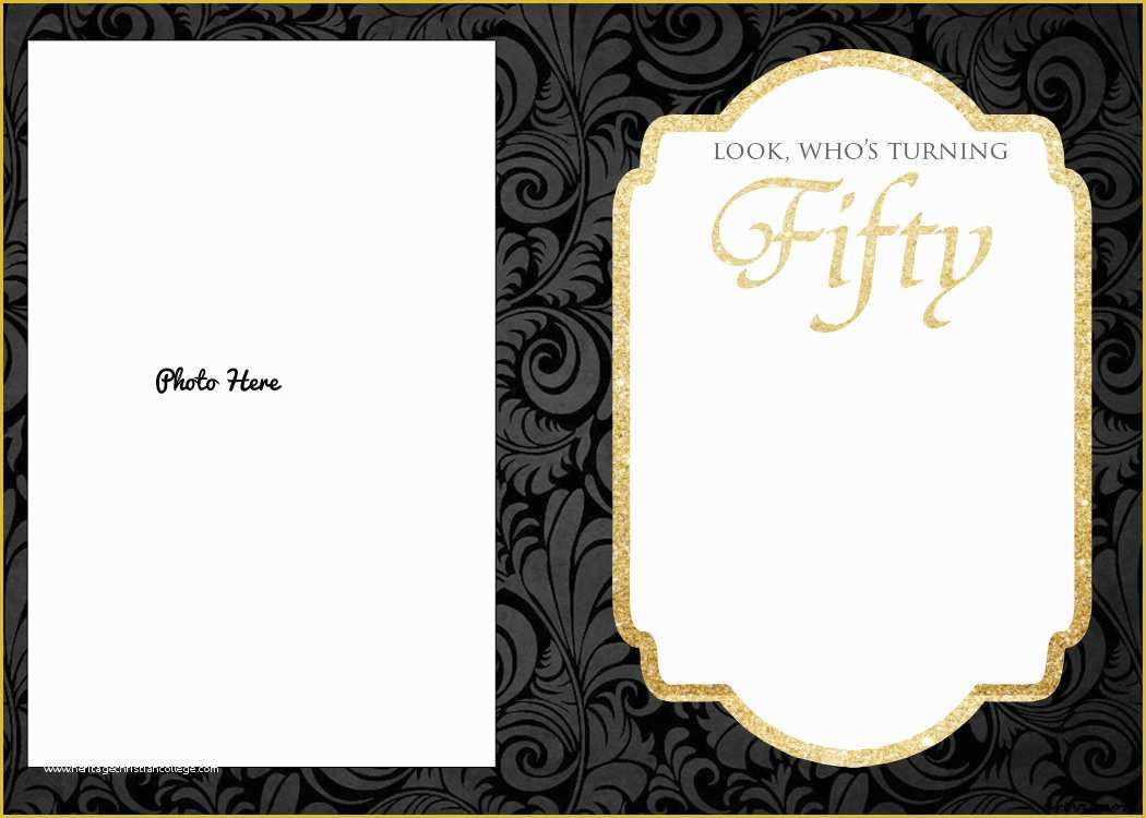 Free Anniversary Invitation Templates Of Free Printable 50th Birthday Invitations Template