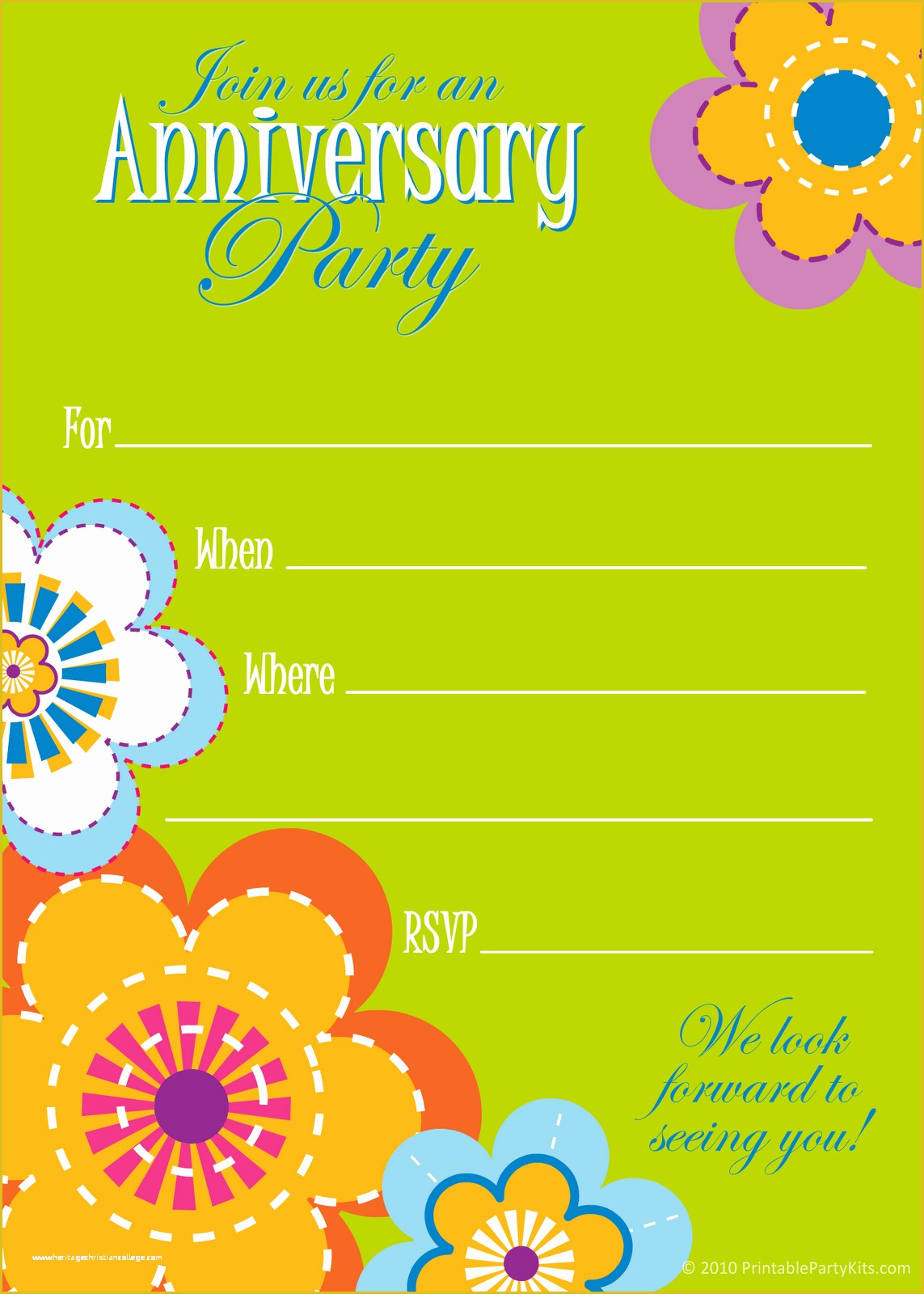 Free Anniversary Invitation Templates Of Wedding Anniversary Invitation Template Free