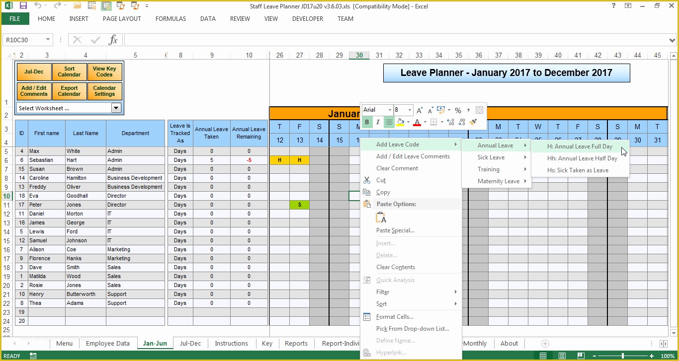 Free Annual Leave Spreadsheet Excel Template Of Annual Leave Planner Template 2017