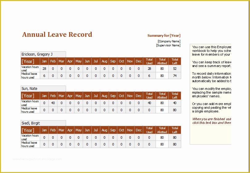 Free Annual Leave Spreadsheet Excel Template Of Employee Annual Leave Record Spreadsheet Editable Ms Excel