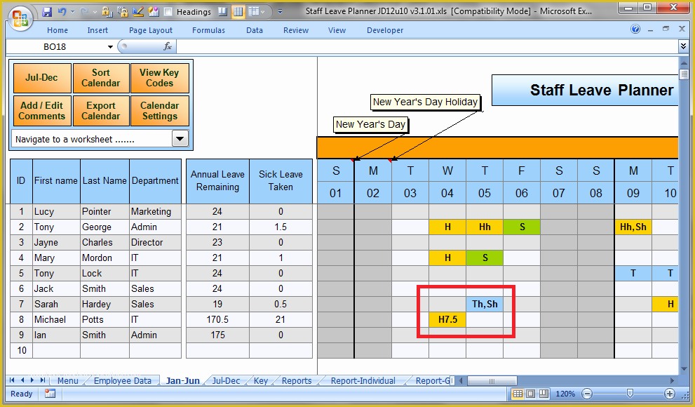 Free Annual Leave Spreadsheet Excel Template Of Excel Staff Holiday