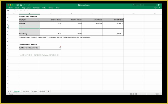 Free Annual Leave Spreadsheet Excel Template Of Free ...