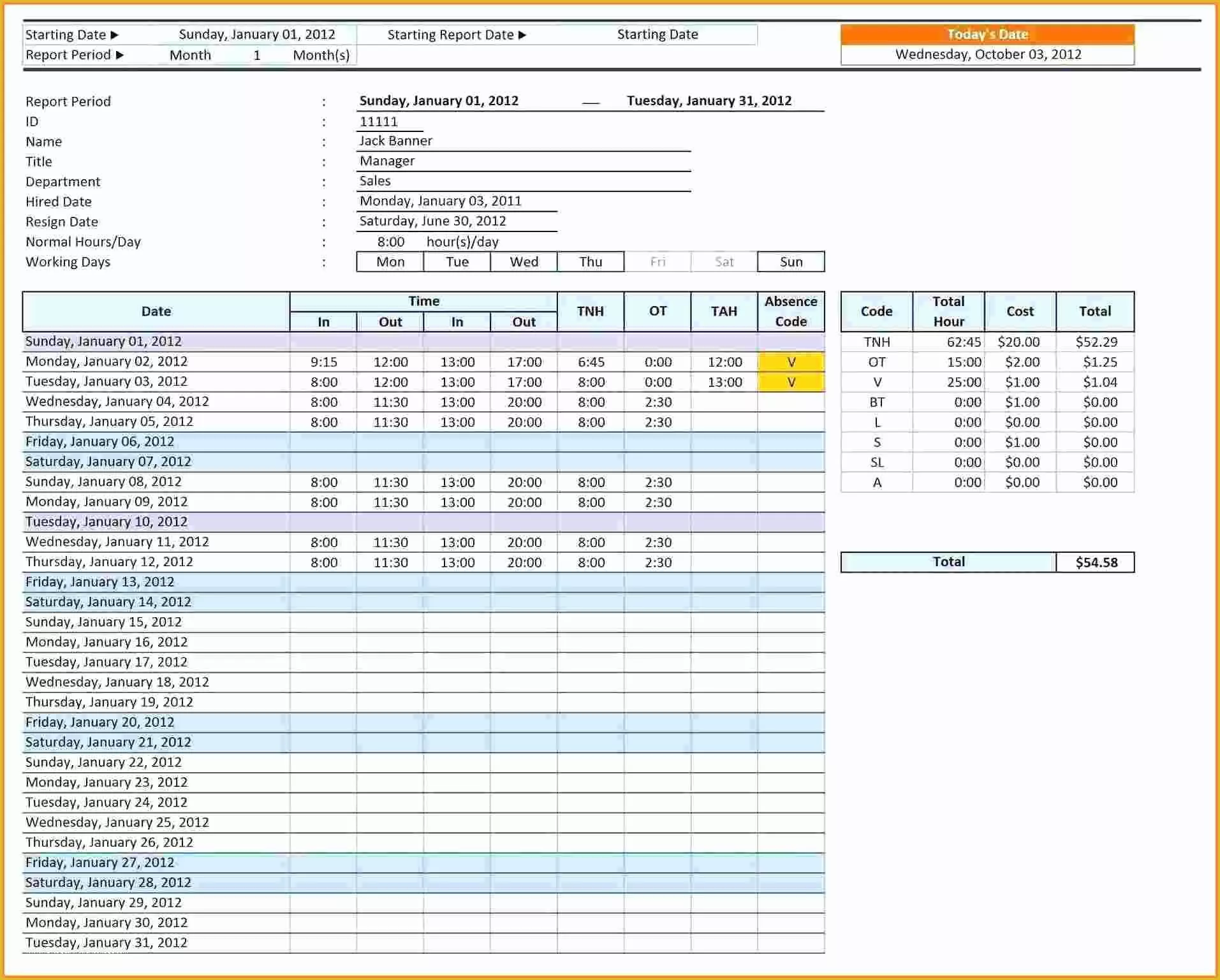 Free Annual Leave Spreadsheet Excel Template Of Free Excel ...