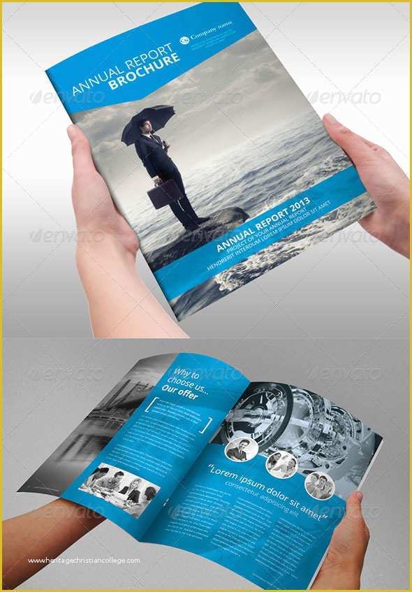 63 Free Annual Report Template Indesign